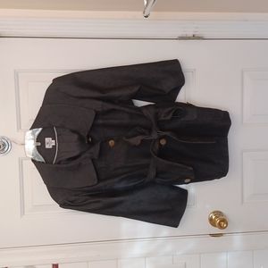 NWOT - WORTHINGTON - DARK DENIM DRESSY BLAZER W/POCKETS - LINED  - 2X